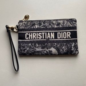 Authentic Christian Dior wristlet pouch